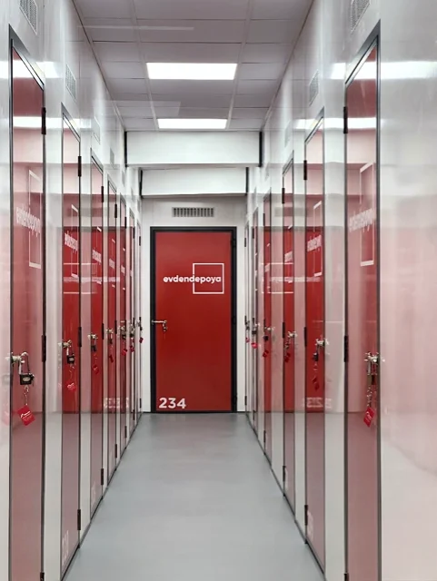 Evden Depoya İstanbul modern eşya depolama tesisi güvenli oda sistemli depo - 18